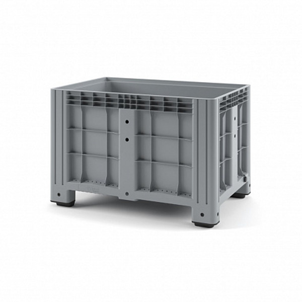 Пластиковый контейнер Plast IBOX 1200x800 сплошной на ножках